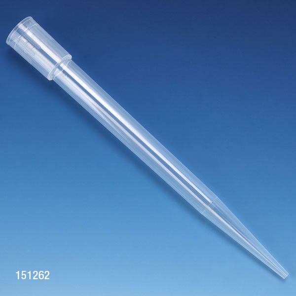Globe Scientific Pipette Tip, 1000 - 5000uL (1-5mL), Natural, for use with Diamond Advance Pipettors, 100/Bag Pipette Tips